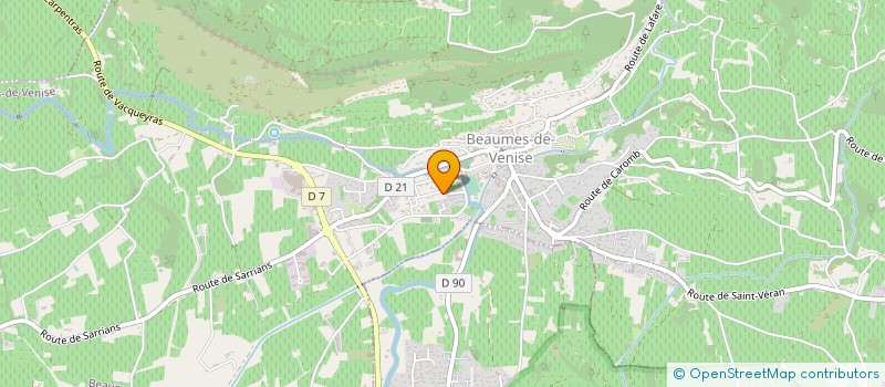 localisation de l'entreprise FOYER RURAL DE JEUNES EDUCATION POPULAIR  BEAUMES-DE-VENISE
