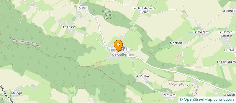 localisation de l'entreprise FOYER RURAL DE JEUNES ET D'EDUCATION POPULAIRE  ESPINS