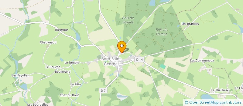 localisation de l'entreprise FOYER RURAL DE JEUNES ET EDUCATION POPULAIRE à BORD-SAINT-GEORGES