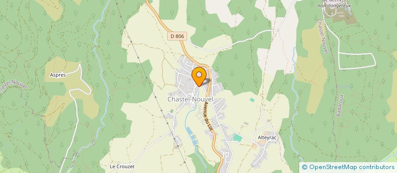 localisation de l'entreprise 	  FOYER RURAL DE LA FAMILLE ET DES JEUNES DU CHASTEL NOUVEL  CHASTEL-NOUVEL