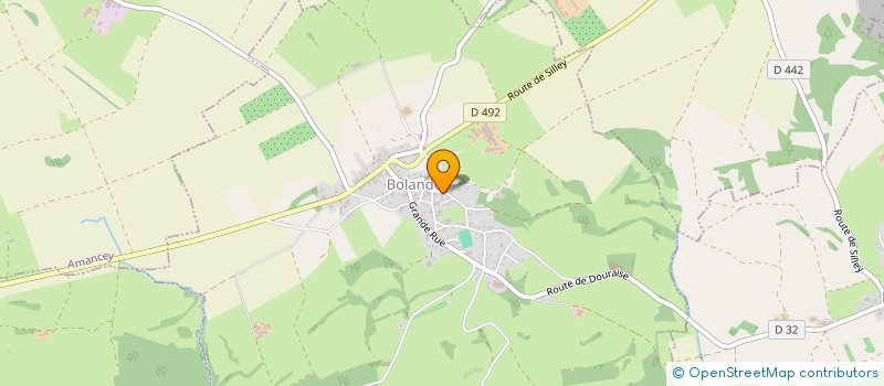 localisation de l'entreprise FOYER RURAL DE LA JEUNE FILLE à AMANCEY