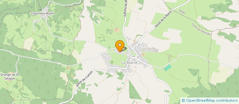 localisation de l'entreprise FOYER RURAL DE LA MARRE  LA MARRE