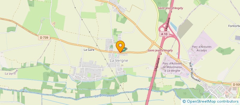 localisation de l'entreprise FOYER RURAL DE LA VERGNE  LA VERGNE