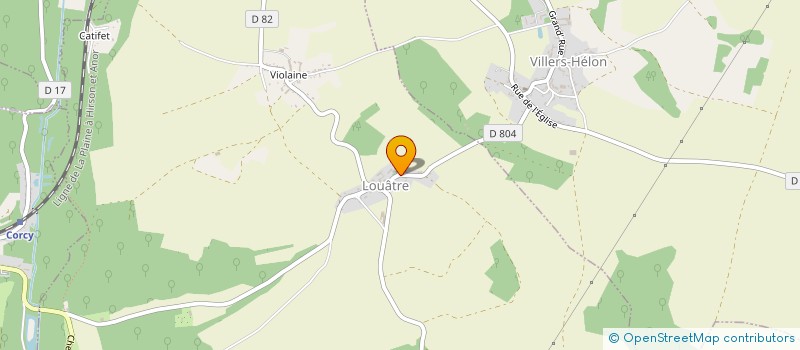 localisation de l'entreprise FOYER RURAL DE LOUATRE  LOUATRE