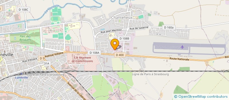 localisation de l'entreprise FOYER RURAL DE MONCEL-LES-LUNEVILLE  MONCEL-LES-LUNEVILLE