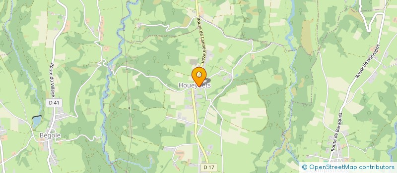 localisation de l'entreprise FOYER RURAL DE MONSTASTRUC  MONTASTRUC