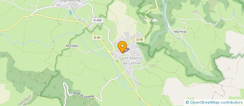 localisation de l'entreprise FOYER RURAL DE PIERREFICHE  PIERREFICHE