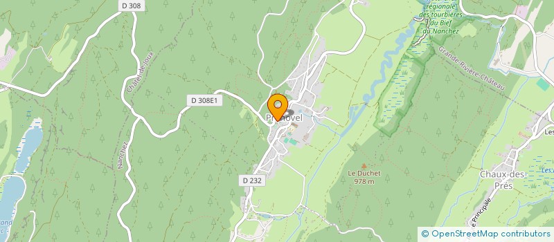 localisation de l'entreprise FOYER RURAL DE PRENOVEL  NANCHEZ