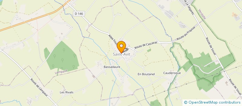 localisation de l'entreprise FOYER RURAL DE SAINT AMANCET  SAINT-AMANCET