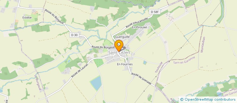 localisation de l'entreprise FOYER RURAL DE SAINT-CEZERT  SAINT-CEZERT