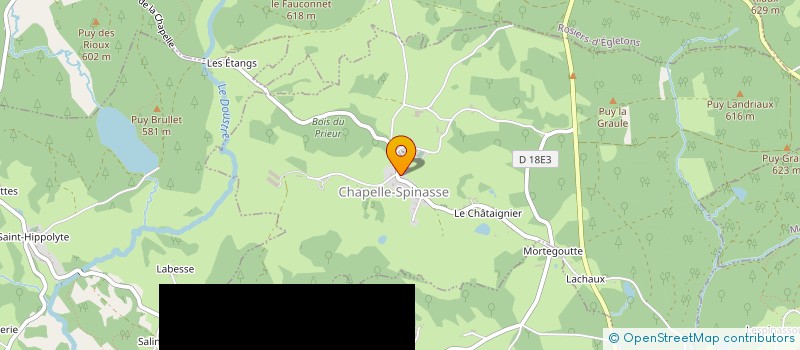 localisation de l'entreprise FOYER RURAL DE SOUDEILLES  SOUDEILLES