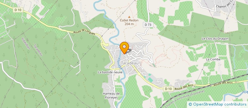 localisation de l'entreprise FOYER RURAL DE TARADEAU  TARADEAU