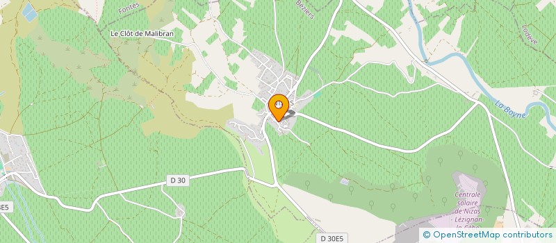 localisation de l'entreprise FOYER RURAL DE VAILHAN  VAILHAN