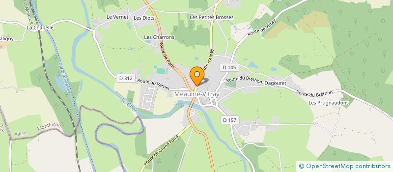 localisation de l'entreprise FOYER RURAL DE VALIGNY  VALIGNY