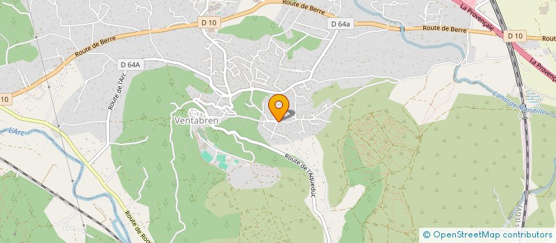 localisation de l'entreprise FOYER RURAL DE VENTABREN  VENTABREN