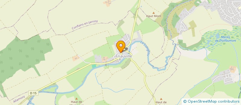 localisation de l'entreprise FOYER RURAL DE XONVILLE  XONVILLE