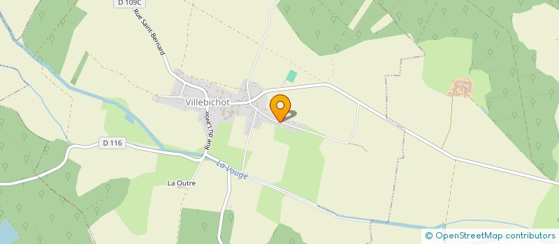 localisation de l'entreprise FOYER RURAL DES CLAIRIERES  VILLEBICHOT