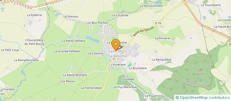 localisation de l'entreprise FOYER RURAL DES EPAISSES  LES EPESSES