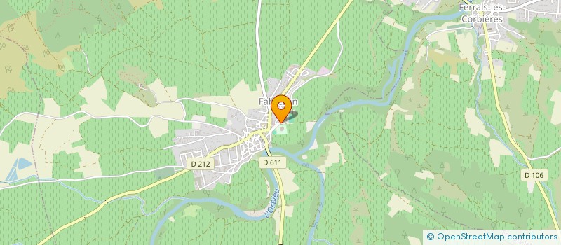 localisation de l'entreprise FOYER RURAL DES JEUNES ET D'EDUCATION POPULAIRE  FABREZAN