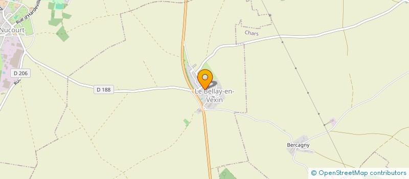 localisation de l'entreprise FOYER RURAL DU BELLAY EN VEXIN  LE BELLAY-EN-VEXIN