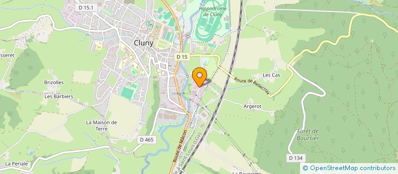 localisation de l'entreprise FOYER RURAL GRAND SECTEUR CLUNISOIS  CLUNY