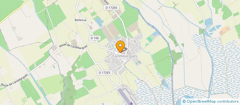 localisation de l'entreprise FOYER RURAL JEUNES & D'EDUC POPULAIRE  CANDILLARGUES