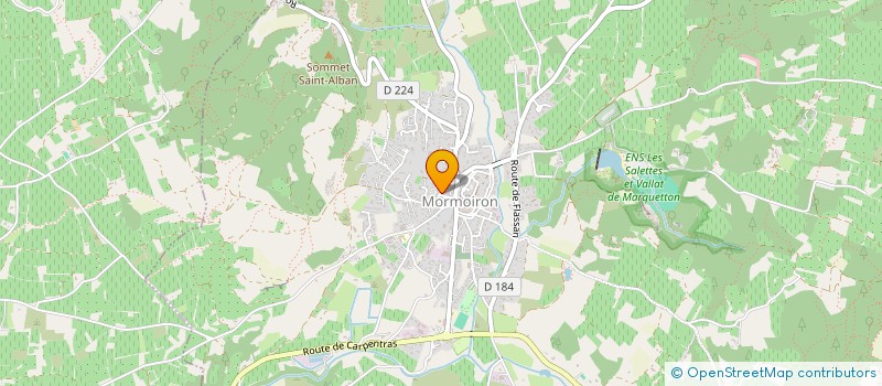 localisation de l'entreprise FOYER RURAL MORMOIRON  MORMOIRON