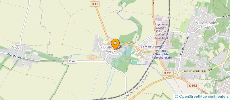 localisation de l'entreprise FOYER RURAL NEAUPHLE LE VIEUX  NEAUPHLE-LE-VIEUX