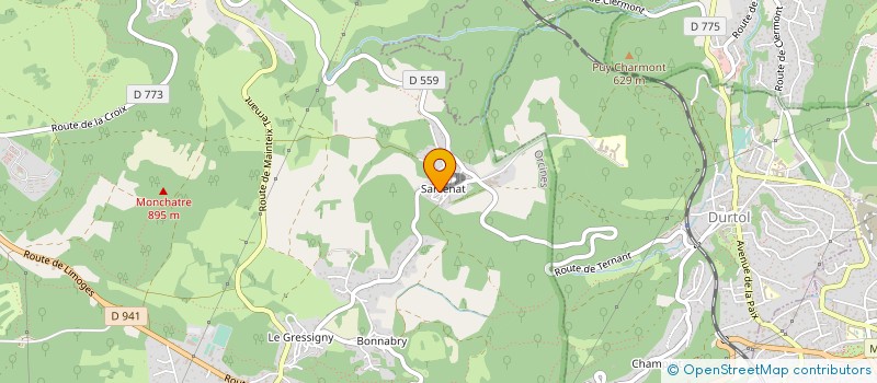 localisation de l'entreprise FOYER RURAL ORCINES  ORCINES