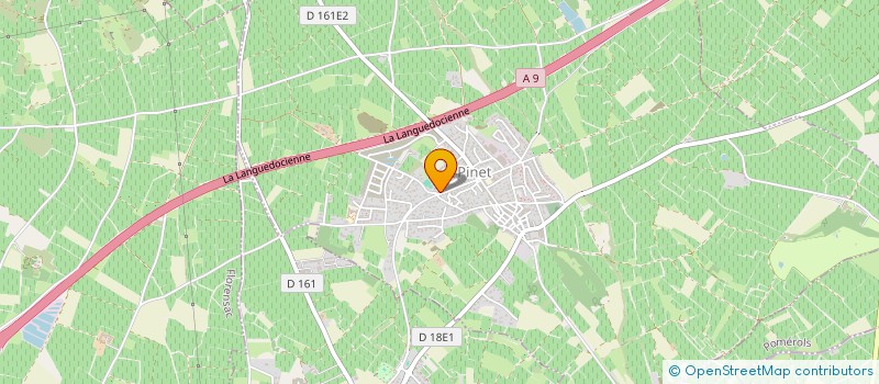 localisation de l'entreprise FOYER RURAL PINET  PINET