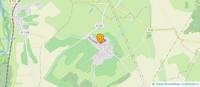 localisation de l'entreprise FOYER RURAL VILLACOURT  VILLACOURT