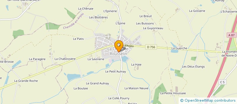 localisation de l'entreprise FOYER SAINT JACQUES  CHEMILLE-EN-ANJOU