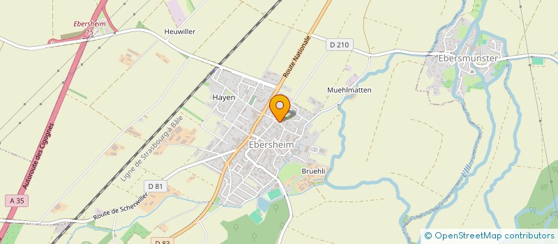 localisation de l'entreprise FOYER SAINT MARTIN  EBERSHEIM