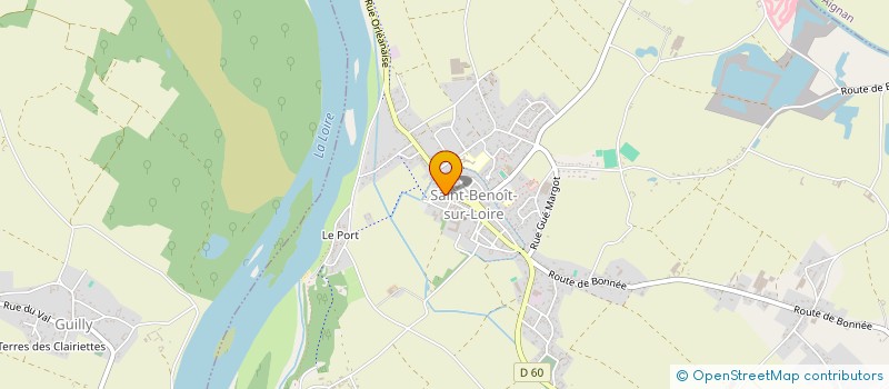 localisation de l'entreprise FOYER SAINTE MARIE  SAINT-BENOIT-SUR-LOIRE