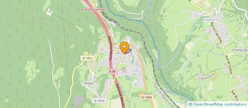localisation de l'entreprise FOYER SKI NORDIQUE DE CUVERY RETORD à VALSERHONE