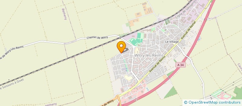 localisation de l'entreprise FOYER SOCI EDUCATIF DU COLLEGE DE WITRY LES LES REIMS  WITRY-LES-REIMS