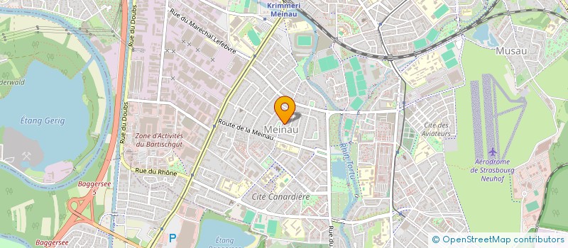 localisation de l'entreprise FOYER SOCIO CULTUREL DE LA PAROISSE PROTESTANTE DE LA MEINAU à STRASBOURG
