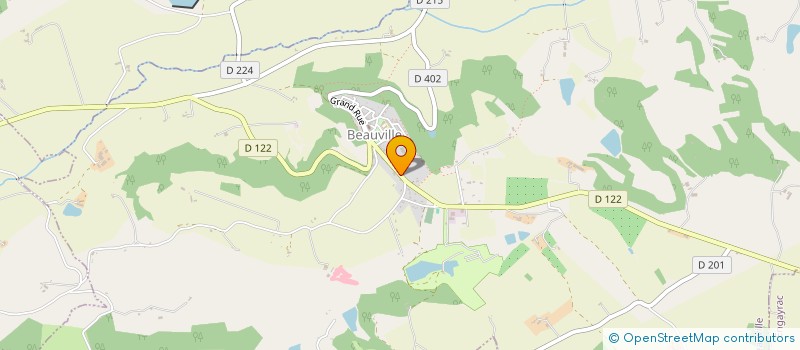 localisation de l'entreprise FOYER SOCIO-CULTUREL ET SPORTIF BEAUVILLOIS  BEAUVILLE