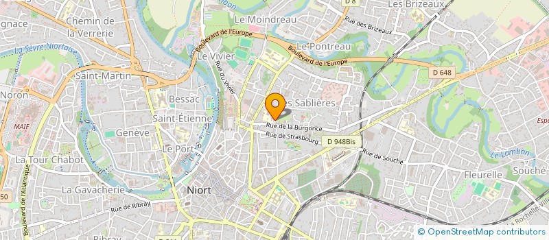 localisation de l'entreprise FOYER SOCIO CULTUREL IUFM  NIORT