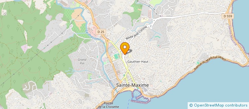 localisation de l'entreprise FOYER SOCIO CUTUREL COLLEGE STE MAXIME  SAINTE-MAXIME