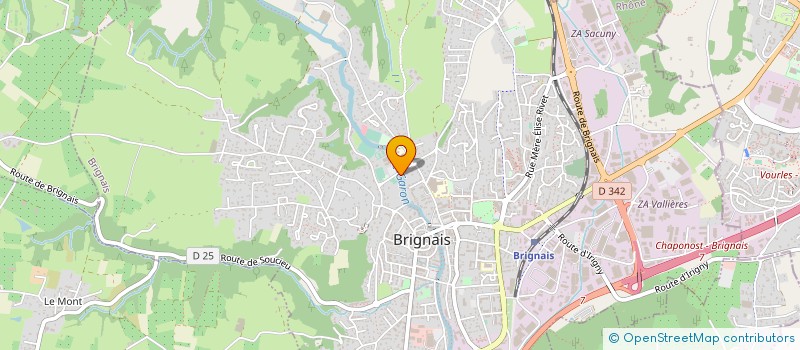 localisation de l'entreprise FOYER SOCIO EDUC COLLEG J ZAY à BRIGNAIS