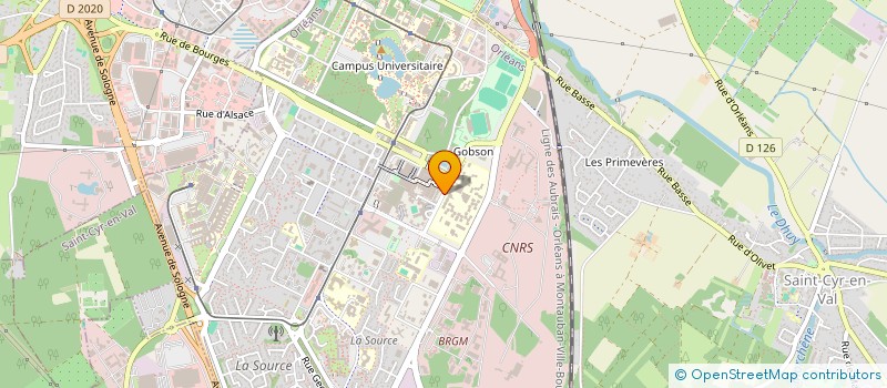 localisation de l'entreprise FOYER SOCIO EDUC LEGT SOURCE à ORLEANS