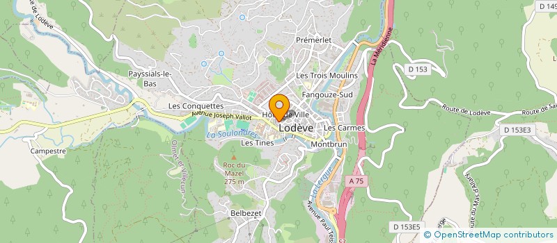 localisation de l'entreprise FOYER SOCIO EDUC.LYCEE JOSEPH VALLOT à LODEVE