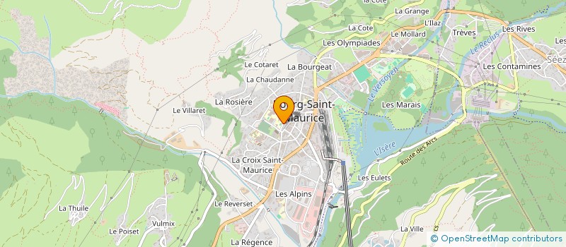 localisation de l'entreprise FOYER SOCIO EDUCAT CES ST EXUP à BOURG-SAINT-MAURICE