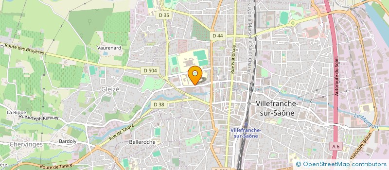 localisation de l'entreprise FOYER SOCIO EDUCAT CL BERNARD à VILLEFRANCHE-SUR-SAONE