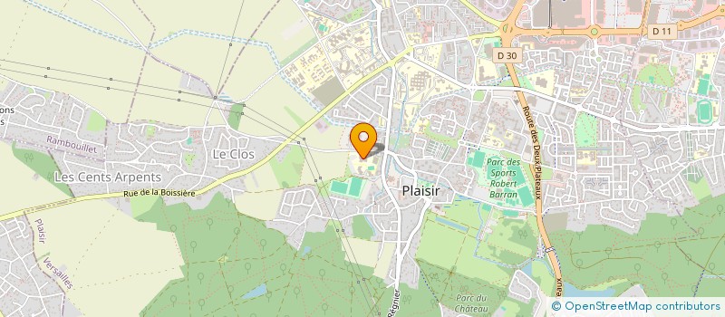 localisation de l'entreprise FOYER SOCIO EDUCAT COLLEGE G.APOLLINAIRE à PLAISIR