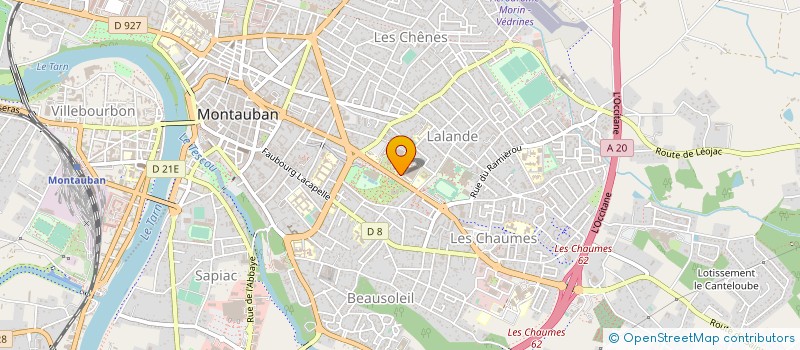 localisation de l'entreprise FOYER SOCIO EDUCAT LYCEE TECH  MONTAUBAN