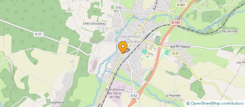 localisation de l'entreprise FOYER SOCIO EDUCATIF à CHASSENEUIL-SUR-BONNIEURE