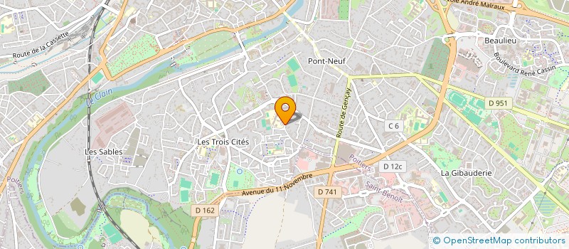 localisation de l'entreprise FOYER SOCIO EDUCATIF à POITIERS
