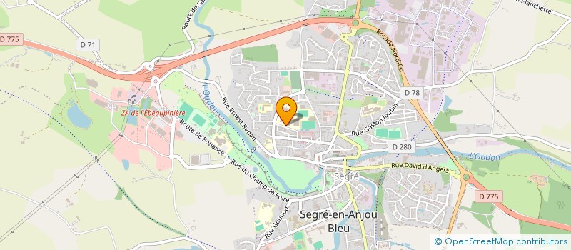localisation de l'entreprise FOYER SOCIO EDUCATIF à SEGRE-EN-ANJOU BLEU